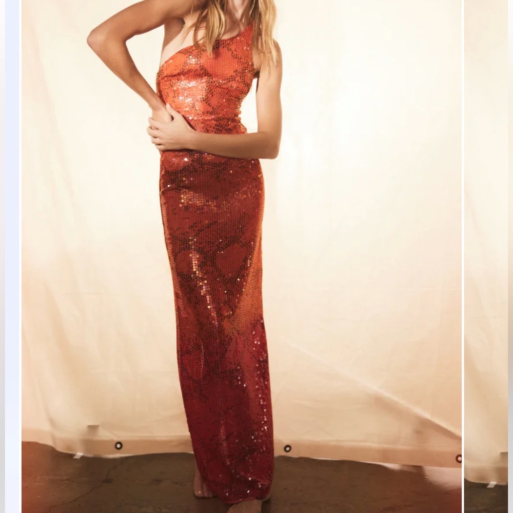 Rat & Boa FRANSISCO DRESS TANGERINE